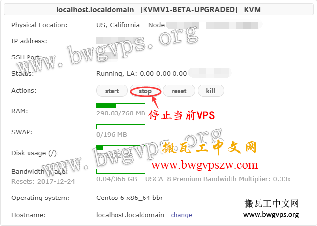 BandwagonHost搬瓦工VPS忘记ROOT密码的解决办法