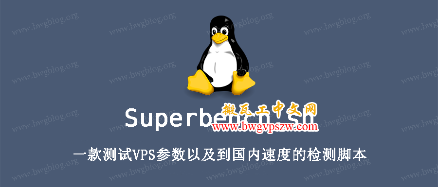 Superbench.sh 一款测试VPS参数以及到国内速度的检测脚本